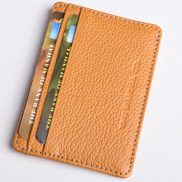THE MANUAL CO. Kartenetui, ocker