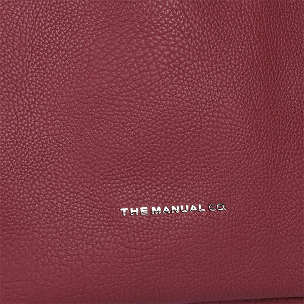 THE MANUAL CO. Handtasche, bordeaux