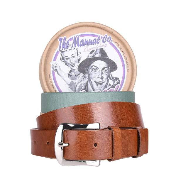 THE MANUAL CO. Gürtel Damen, 39 cognac