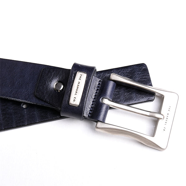 THE MANUAL CO. Gürtel, 34 dunkelblau L