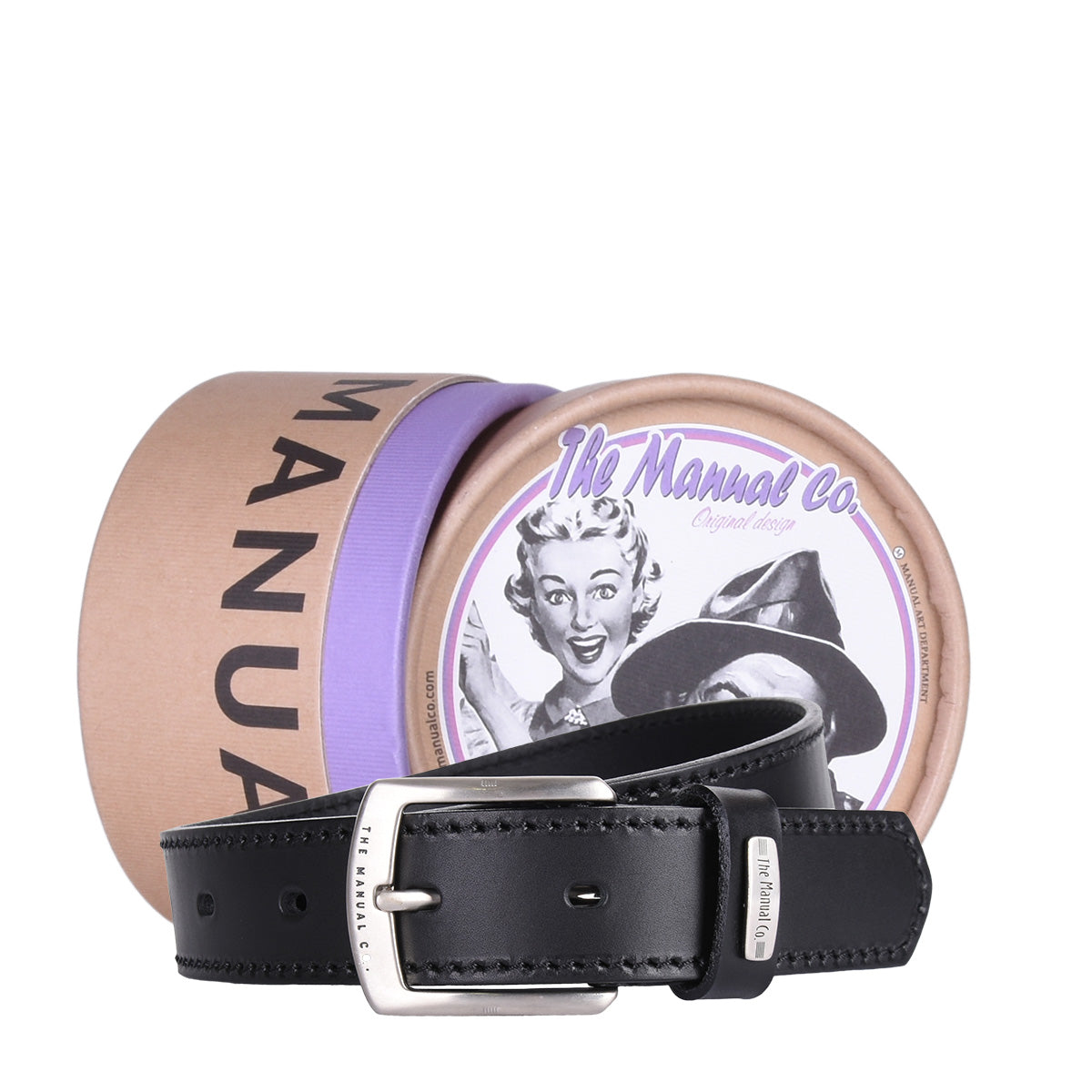 THE MANUAL CO. Gürtel, 39 schwarz