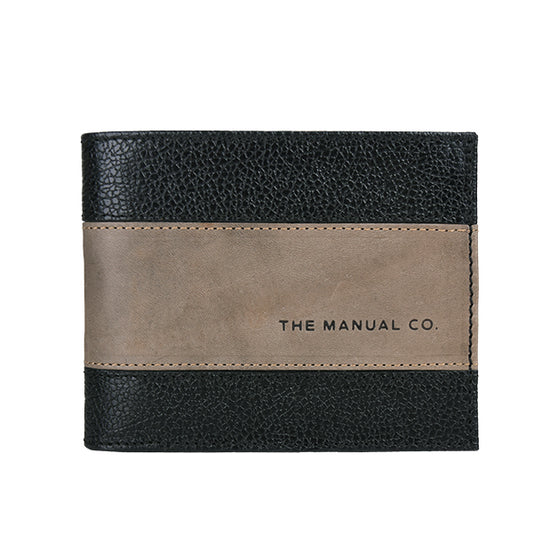 THE MANUAL CO. Geldbörse, schwarz-grau