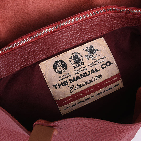 THE MANUAL CO. Handtasche, bordeaux