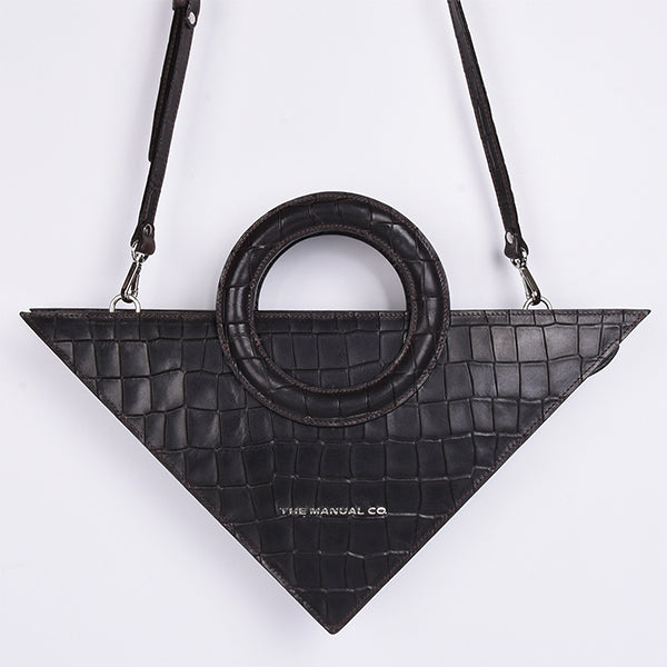 THE MANUAL CO. Handtasche, dunkelbraun