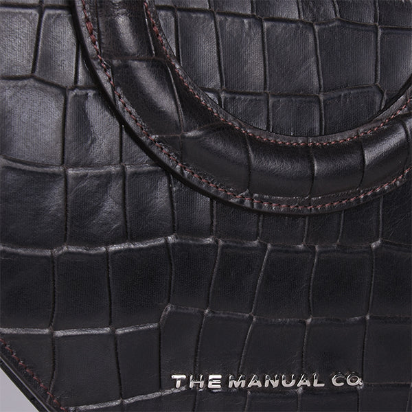THE MANUAL CO. Handtasche, dunkelbraun