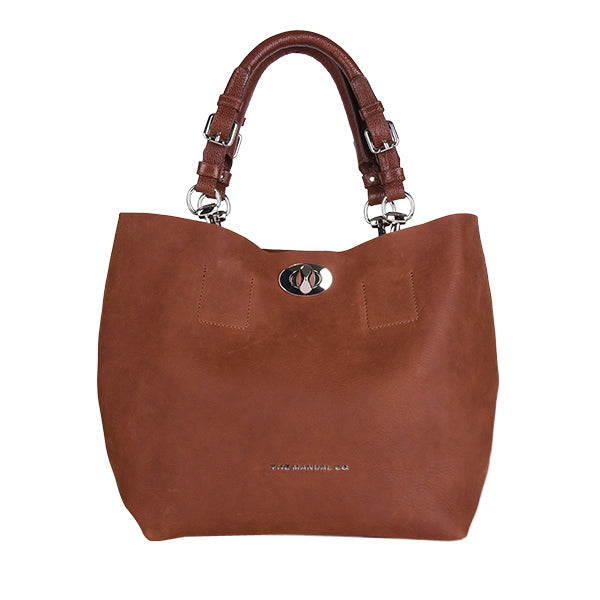 THE MANUAL CO. Handtasche, cognac