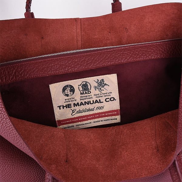 THE MANUAL CO. Handtasche, bordeaux