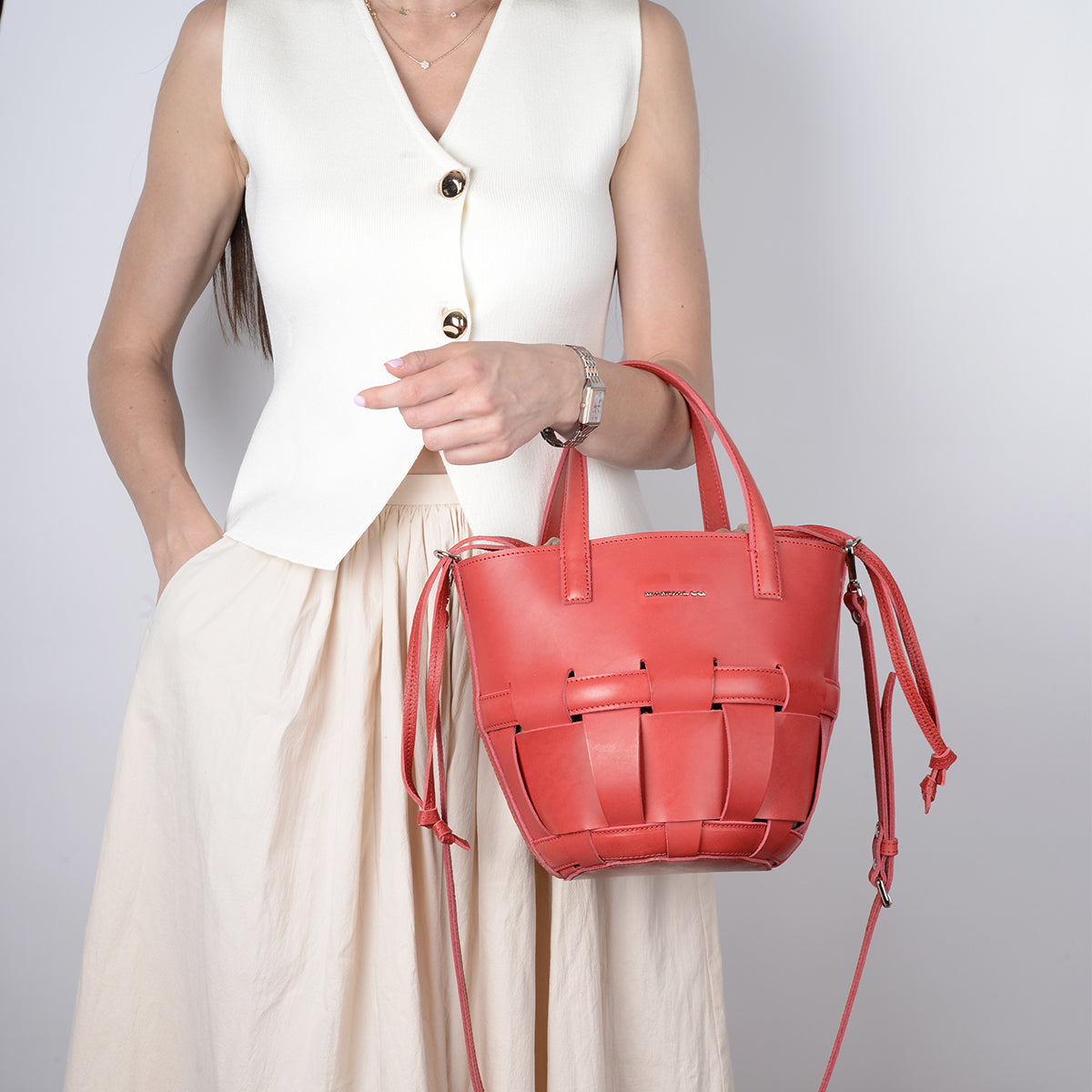 THE MANUAL CO. Handtasche, cognac